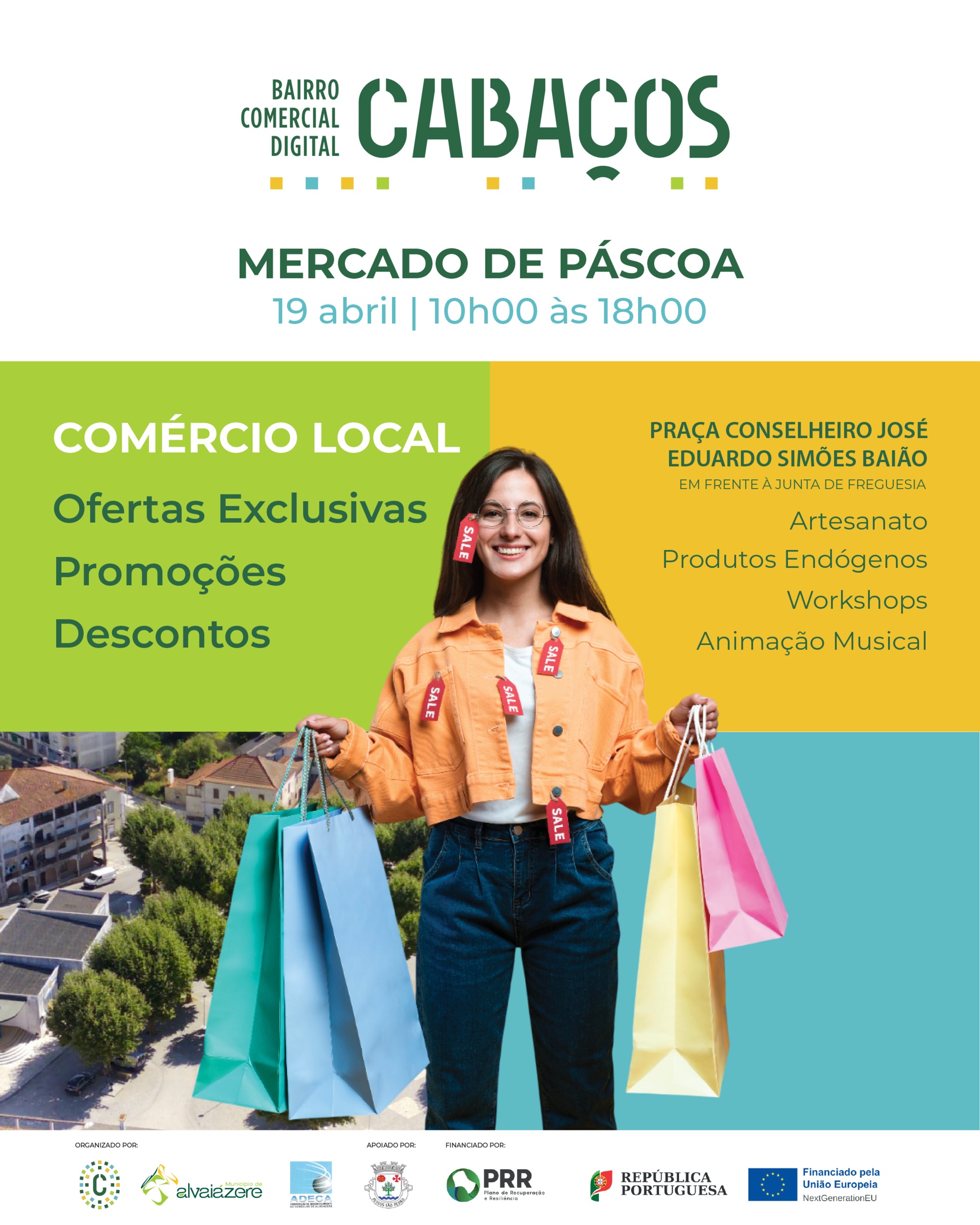Bairro Comercial Digital de Cabaços | Mercado de Páscoa